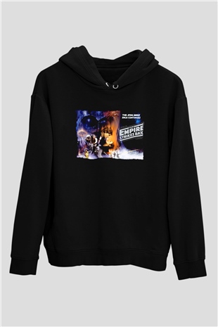 Empire Strikes Back Siyah Unisex Hoodie