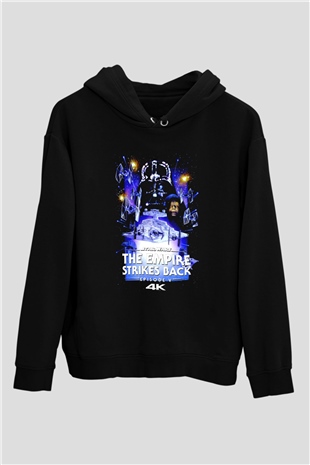 Empire Strikes Back Siyah Unisex Hoodie
