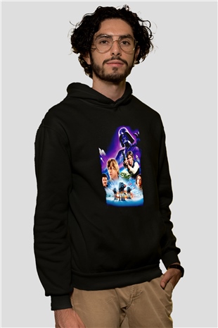 Empire Strikes Back Siyah Unisex Hoodie