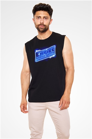 Empire Strikes Back Siyah Unisex  Kolsuz Tişört