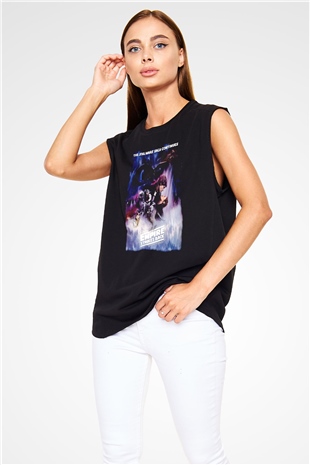 Empire Strikes Back Siyah Unisex  Kolsuz Tişört