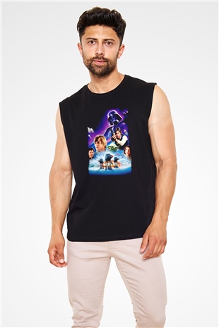Empire Strikes Back Siyah Unisex  Kolsuz Tişört
