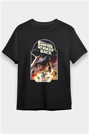 Empire Strikes Back Siyah Unisex Tişört