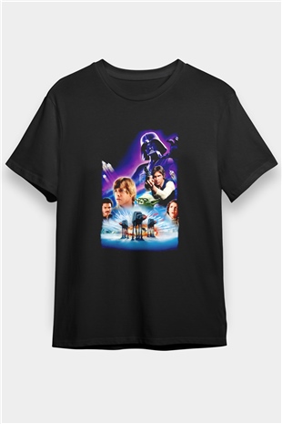 Empire Strikes Back Siyah Unisex Tişört