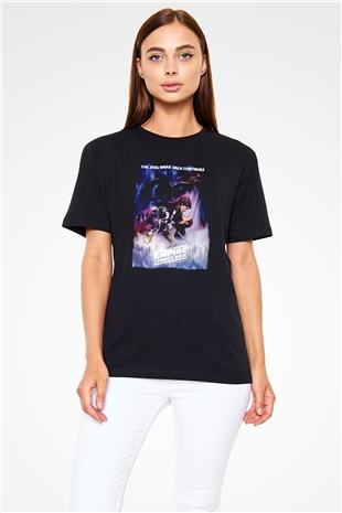 Empire Strikes Back Siyah Unisex Tişört