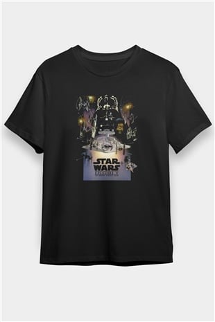 Empire Strikes Back Siyah Unisex Tişört