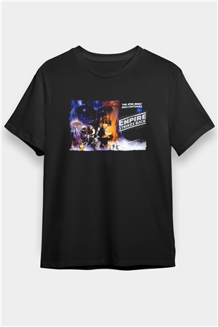 Empire Strikes Back Siyah Unisex Tişört