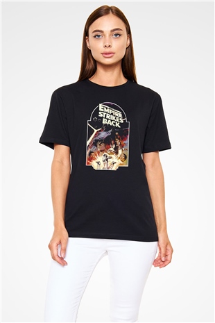 Empire Strikes Back Siyah Unisex Tişört