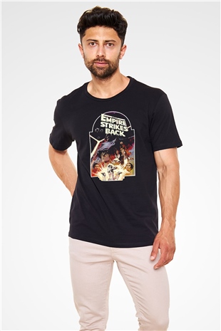 Empire Strikes Back Siyah Unisex Tişört