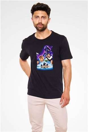 Empire Strikes Back Siyah Unisex Tişört