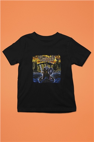 Ensiferum Baskılı Unisex Siyah Çocuk Tişört