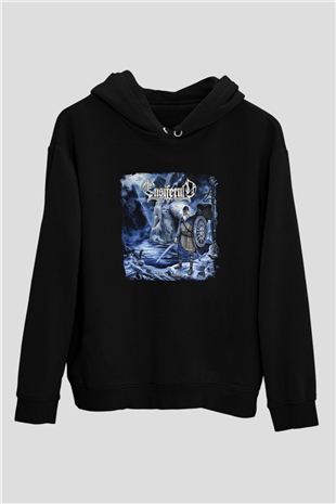 Ensiferum Baskılı Unisex Siyah Hoodie