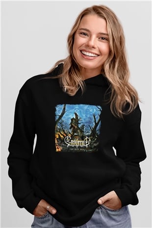 Ensiferum Baskılı Unisex Siyah Hoodie