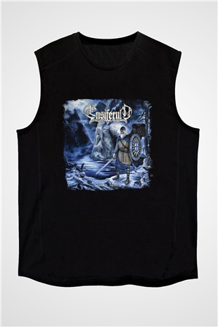 Ensiferum Baskılı Unisex Siyah Kolsuz Tişört