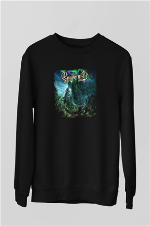 Ensiferum Baskılı Unisex Siyah Sweatshirt