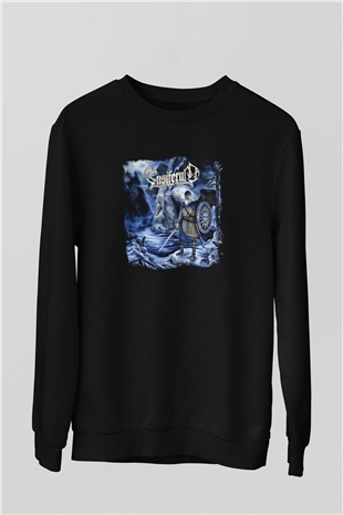 Ensiferum Baskılı Unisex Siyah Sweatshirt