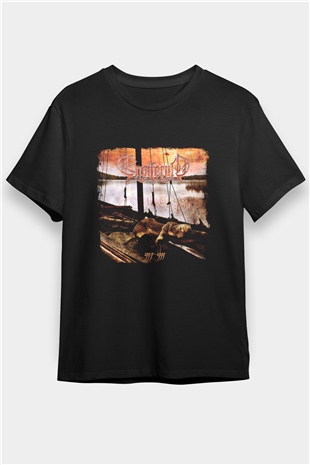 Ensiferum Baskılı Unisex Siyah Tişört