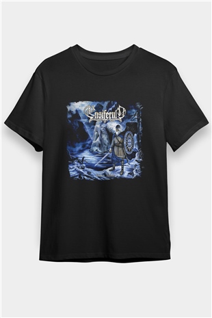 Ensiferum Baskılı Unisex Siyah Tişört