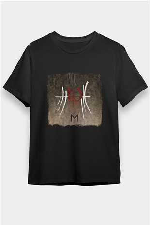 Enslaved Baskılı Unisex Siyah Tişört