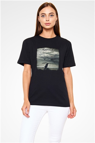 Enslaved Baskılı Unisex Siyah Tişört