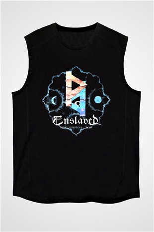 Enslaved Siyah Unisex Kolsuz Tişört