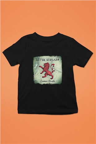 Enter Shikari Baskılı Unisex Siyah Çocuk Tişört