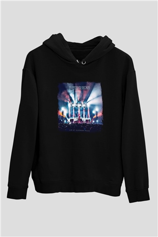 Enter Shikari Baskılı Unisex Siyah Hoodie