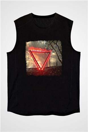 Enter Shikari Baskılı Unisex Siyah Kolsuz Tişört