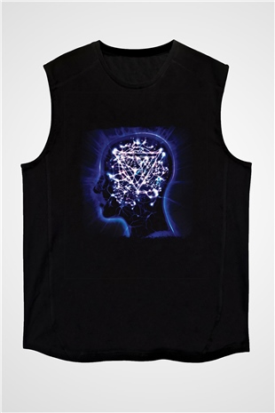 Enter Shikari Baskılı Unisex Siyah Kolsuz Tişört