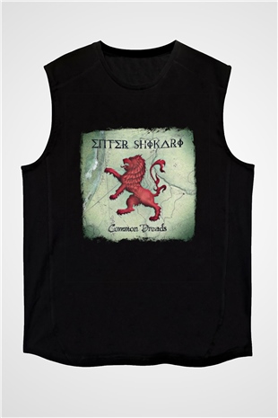 Enter Shikari Baskılı Unisex Siyah Kolsuz Tişört