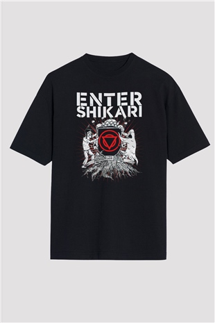 Enter Shikari Siyah Oversize Tişört Oversize T-shirt - TişörtFabrikası
