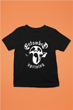 Entombed Baskılı Siyah Unisex Çocuk Tişört