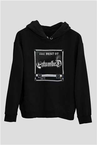 Entombed Baskılı Unisex Siyah Hoodie