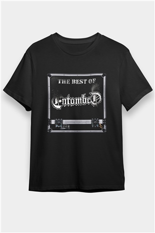 Entombed Baskılı Unisex Siyah Tişört