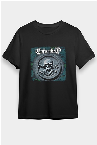 Entombed Baskılı Unisex Siyah Tişört