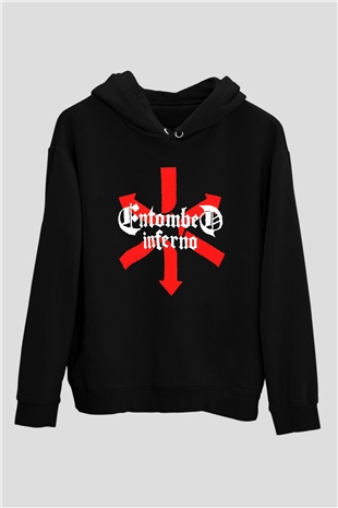 Entombed Siyah Unisex Hoodie