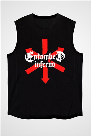 Entombed Siyah Unisex Kolsuz Tişört