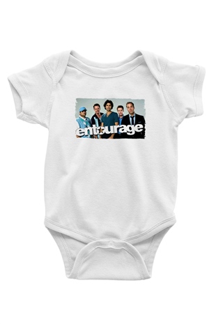 Entourage Beyaz Bebek Body - Zıbın
