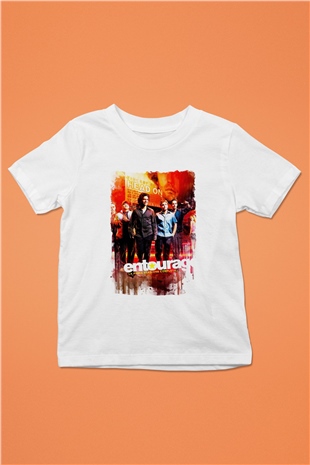 Entourage Beyaz Unisex Çocuk Tişört