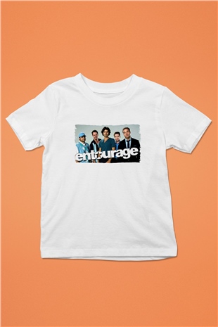 Entourage Beyaz Unisex Çocuk Tişört