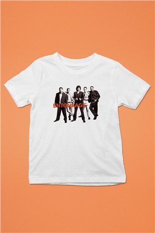 Entourage Beyaz Unisex Çocuk Tişört