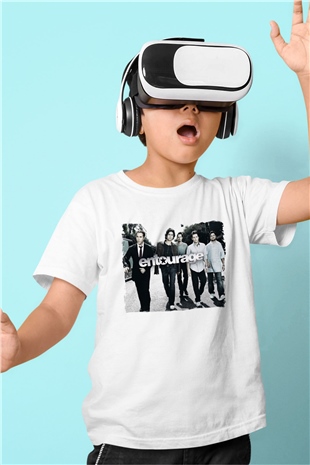 Entourage Beyaz Unisex Çocuk Tişört
