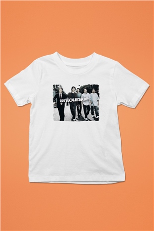 Entourage Beyaz Unisex Çocuk Tişört