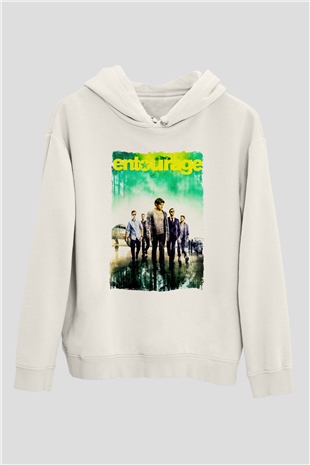 Entourage Beyaz Unisex Hoodie