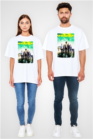 Entourage Beyaz Oversize Tişört Oversize T-shirt