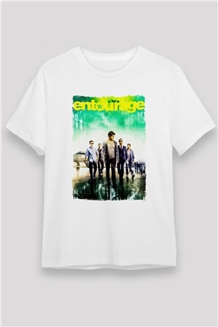 Entourage Beyaz Unisex Tişört T-Shirt