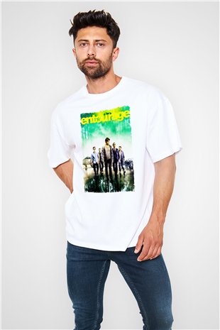 Entourage Beyaz Oversize Tişört Oversize T-shirt