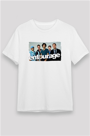 Entourage Beyaz Unisex Tişört T-Shirt