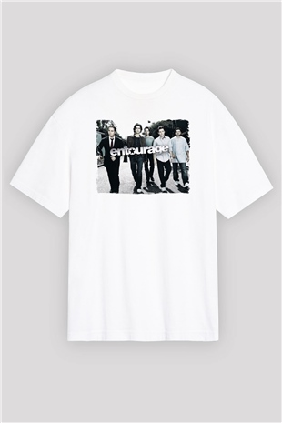 Entourage Beyaz Oversize Tişört Oversize T-shirt