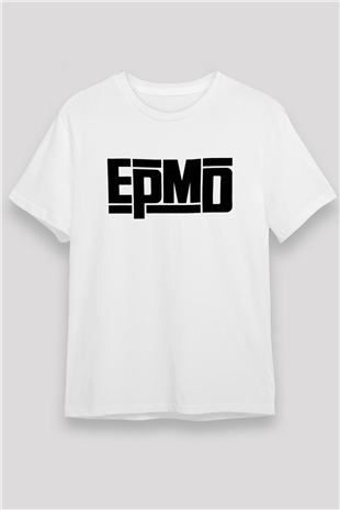 EPMD Beyaz Unisex Tişört T-Shirt - TişörtFabrikası